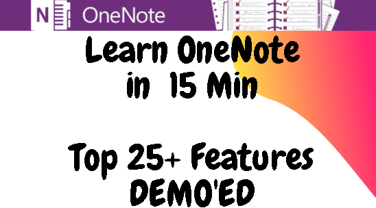 Complete OneNote Tutorial