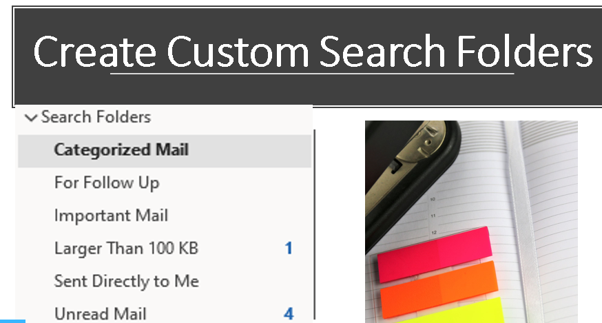 Right Click to create Serach Folders