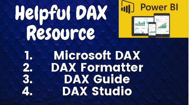 Helpful DAX resource